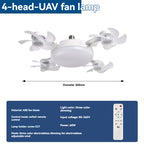 Nordic E27 Ceiling Fan Light