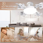 Nordic E27 Ceiling Fan Light